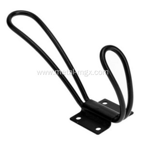 Black Powder Coated Metal Wall Mount Hat Hook